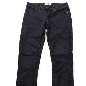 Won Hundred Jeans Mens 30 x 32‎ Black 5 Pocket Straight